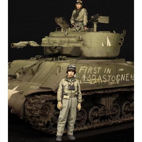 1/35 Resin Figure Model Kit Unassambled Unpainted A109(2 FIGURES NO TANK)