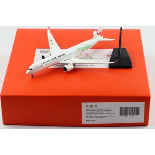 1:400 Scale Japan Airways A350-900 Airlines Model with Base Alloy Aircraft For Collectible Souvenir Show Gift Toys