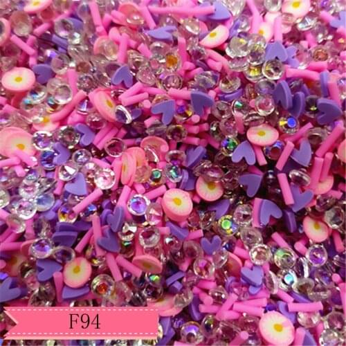 10g/pack flower Soft Polymer Clay Filling DIY bow and craft handmade material F94