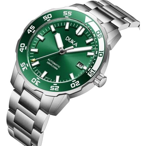 2021 New DUKA Mechanical Wristwatches top brand luxury automatic watch for men NH35 Stainless steel diver clock man reloj hombre