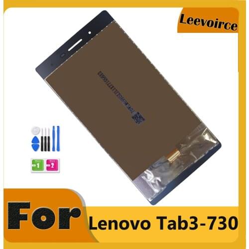 7-inch Black Replacement New LCD Display +Touch Screen Assembly For Lenovo Tab3 3 7 730 TB3-730 TB3-730X TB3-730F TB3-730M