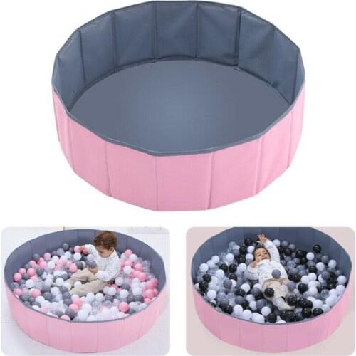 80cm Foldable Dry Ball Pool Infant Ball Pit Ocean Ball Game Playground Toys For Children Kids Entertainment Birthday Gift