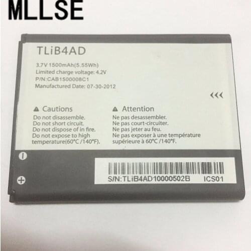 MLLSE 1500mAh TLIB4AD battery For ALCATEL ONE TOUCH 5040X (CAB1500008C1 TLIB4AD) Mobile phone battery