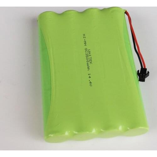 14.4V NI-MH SC Rechargeable Battery Pack 3500mAh for Good Vacumm Cleaner Robot 740 750 sweeping mopping machine 2 pin SM plug