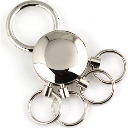 High quality waist hanging keychain 4 keyrings creative key chain key holder pants buckle sleutelhanger chaveiro llaveros hombre