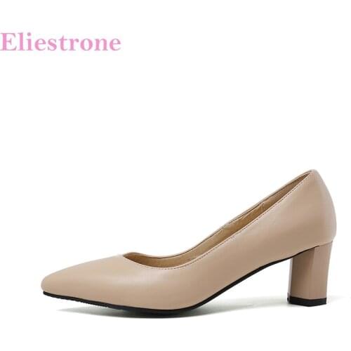 Brand New Glamour Apricot Beige Women Dress Pumps Fashion High Heels Lady Party Shoes Plus Big Small Size 11 30 43 46 48
