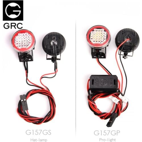 Model Parts GRC Durable 1 / 10 Rc Climbing Car 22mm Circular Spotlight Fine Workmanship Good Performance Good Appearance