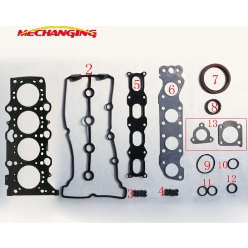 For SUZUKI LIANA Estate JIMNY CHEVROLET CRUZE 1.3 M16A M13A Engine Rebuilding Kits Engine Gasket 11400-69853