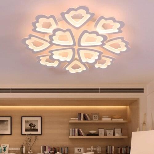 Crystal chandelier ceiling lotus flower crystal light balcony porch restaurant E27 led ceiling lamps kitchen fixtures