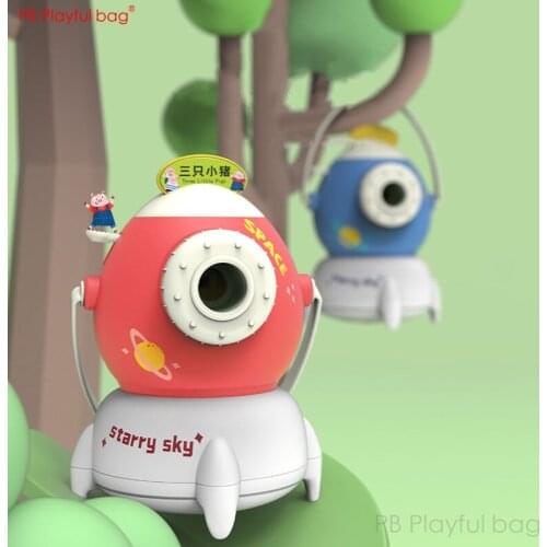 Playful bag Multifunctional childrens sound story projector Chinese voice story projector Children early educate toys AB75