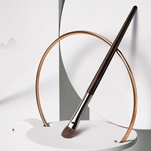 MyDestiny makeup brush-Ebony professional high quality natural fur series-gray rat&pony hair angled nose-shadow brush-cosmetic