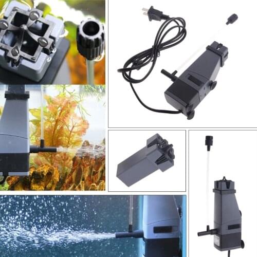 3W Oil Film Remover Water Protein Surface Skimmer Filter For Fish Tank Aquarium