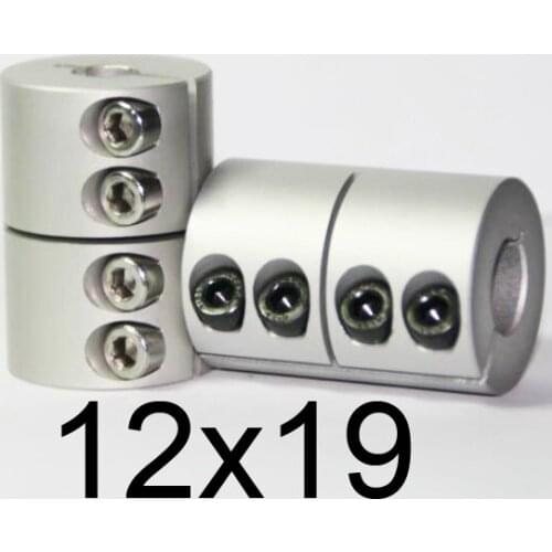 NEW 12mm to 19mm Rigid clamping screw Solid Coupling for Engraving machine,shaft butt-muff coupler for stepper motor