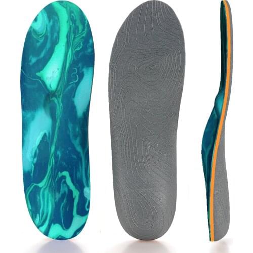 Green Designed Orthotic EVA Comfort Insoles for Heel, Arch of Foot with Targeted Cushioning and Arch Support Inserted Insole
