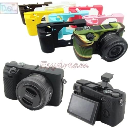 Rubber Silicon Case Body Cover Protector for Sony A6100 A6300 A6400 ILCE-6100 ILCE-6400 ILCE-6300 Camera
