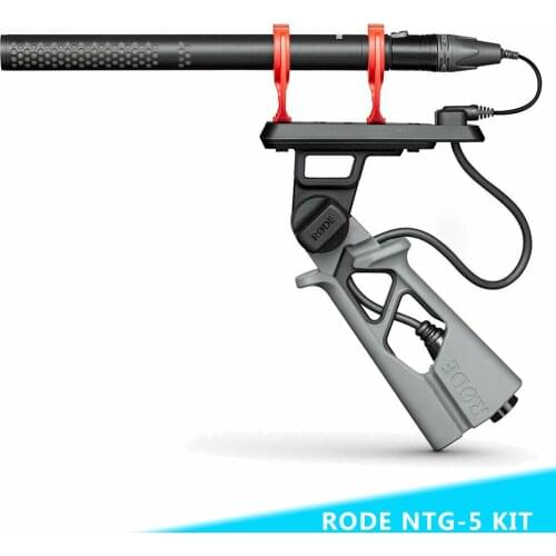 Rode NTG-5 KIT Condenser Microphone Broadcast Directional Microphone Set Supercardioid Shotgun Microphone Video Interview Mic