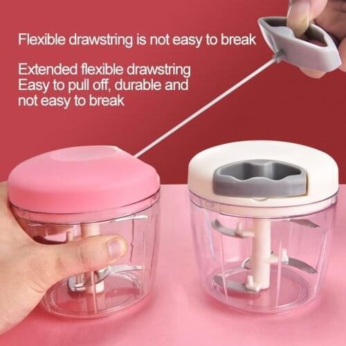 Manual Garlic Press Multi-function Garlic Grinding Chopper Food Vegetables Cutter Meat Grinders Kitchen Gadgets Pink/White