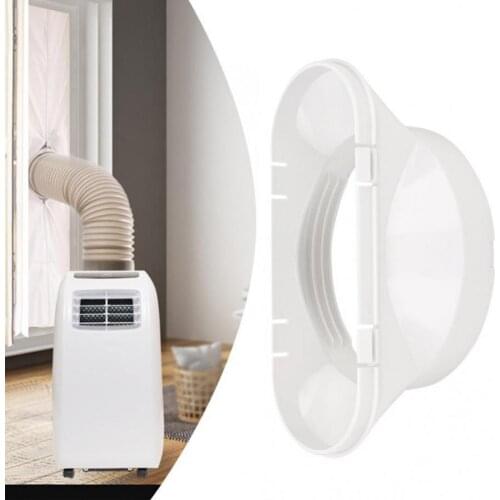 Dedicated Exhaust Hose Adapter Thicken Flat Mouth White 13cm Flat Nozzle Exhaust Hose Interface for Portable Air Conditioner
