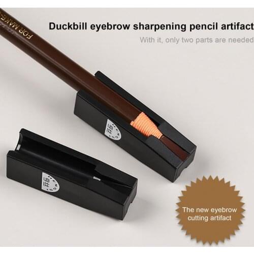 Brow Sharpener Portable Functional Plastic Eyebrow Pencil Sharpener Tool for Novice