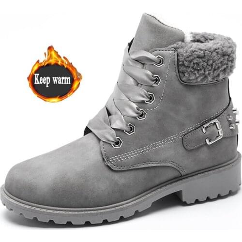 Zapatos de mujer boots women Midwinter tube thick with snow boots cotton boots plus velvet warm women boots botas mujer