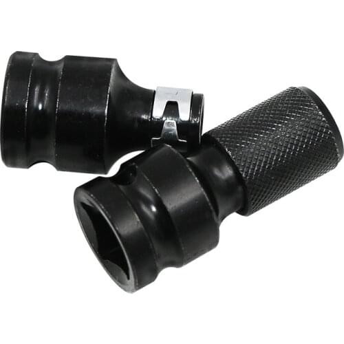 1/2 1/4 Inch Square Quick Change Socket Adapter Convert Wrench Hex Shank Drill Chuck Conversion Kit For Cordless Electric Wrench