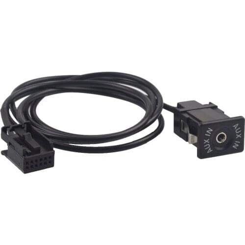 12Pin Aux Audio Cable Socket Interface Adapter Cable For Opel CD30 CD40 CD70 DVD90 NAVI