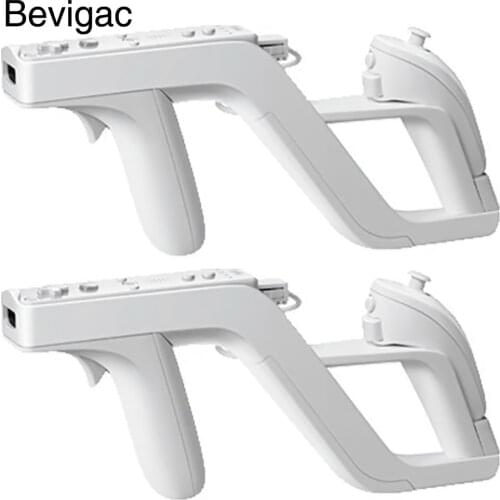 Bevigac 2 PCS Wireless Remote Controller for Nintendo Nintend Nitendo Nintende Wii W ii Zapper Gun Shooting Gaming Accessories