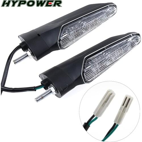 2 Pcs Sequential Turn Front/Rear Lights Motorcycle Signals Flasher Blinker Intermittent Universal Motorcycle Indicators Led moto