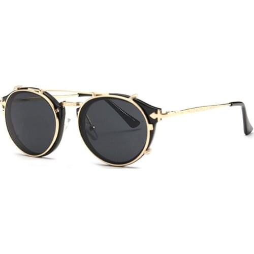 2021 new fashion retro dual-use mirror flat mirror unisex sunglasses street couple sunglasses