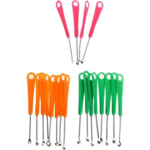 2021 New 20pcs Earpick Spoon Tool Clean Ear Wax Curette Remover Colorful Gift