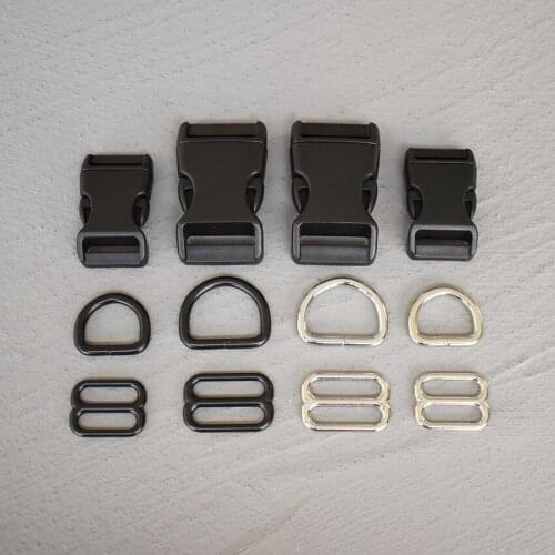 50 Sets 20/25mm Backpack Plastic Quick Side Release Buckle for Bag Luggage Outdoor Backpack Strap Belt Webbing Lether Craft