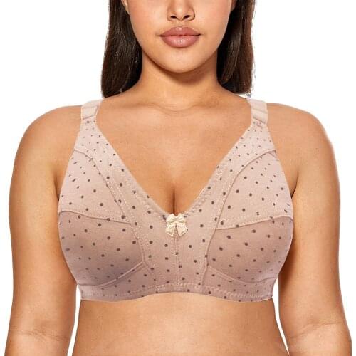 Bra for Women 34 36 38 40 42 44 46 48 B C D DD E Beige Bra Top Non-Padded Wire Free Everyday Lingerie Brassiere Quality Elastic