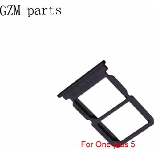 For One Plus 5 5T SIM Card Tray Holder Slot for Oneplus 5 A5000 5T Holder Slot Tray Adapter Replacement Parts