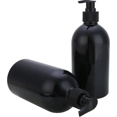 2pcs 500mL Lotion Pump Bottles For Foam Shampoo Container Large Capacity Dispenser Refillable Plastic Empty Bottle