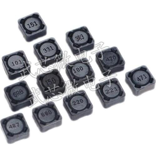 10pcs 12*12*7mm Power Inductance CD127R Shielded inductor SMD power inductor 4.7UH 6.8UH 10UH 15UH 22UH 33UH 47UH 68UH 100UH