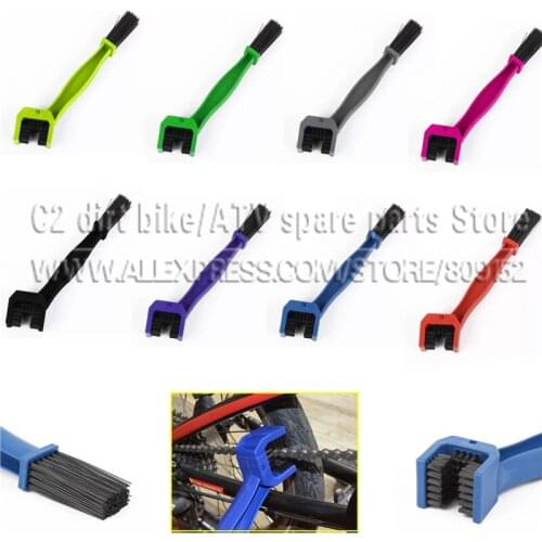 Chain Brush Maintenance Cleaning Brush Cleaner For CRF CR XR KTM YZ YZF WR KX KLX RM RMZ RMX DR DRZ Motocross Motorcycle Enduro