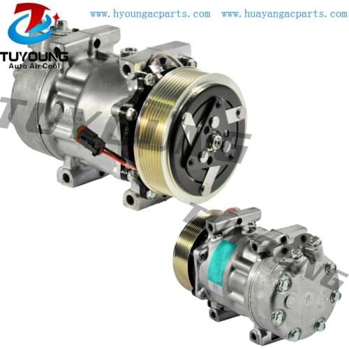 Sanden 6023 7H15 24V 8PK 125MM SD7H15 Dir Pad A/C Air Conditioning AC Compressor For SCANIA 1853081 1888033 Cooling Pump