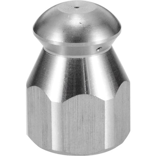 Mayitr 1/4" High Pressure Washer Drain Hose Nozzle Sewer Cleaning Jetter Stainless Steel Cleaning Nozzles Tools