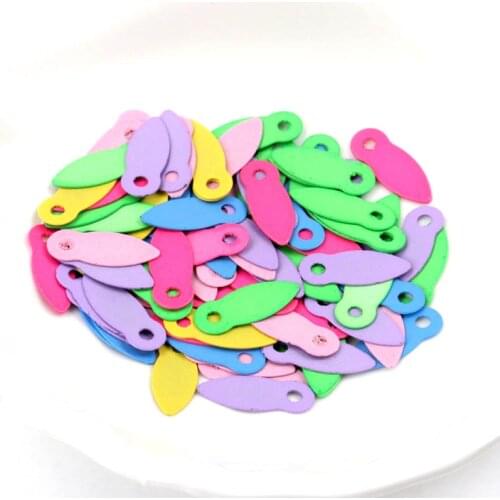 Iron Brads Handmade Crafts Home Decoration Scrapbooks DIY Rotating Locks Buttons Photo Album Frame Ornaments 17x7mm 50pcs MZ328