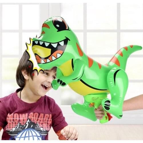 Inflatable Animal Hybrid Water Blaster in The Fun Shape of A Motorboat Swimming Float&Inflatable Hammer Function