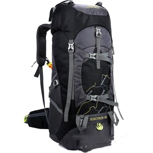 New 60L Mens Women Outdoor Backpack Camping Climbing Bag Waterproof Mountaineering Hiking Rucksack Molle Sport Bag