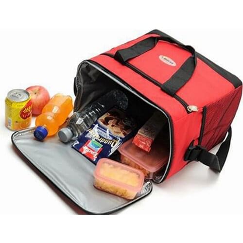 Insulated Cooler Lunch Bag Portable Tote Lunch Picnic Bags Multi-functional Oxford Cloth Travel Ice Box Outdoor Camping Handbag