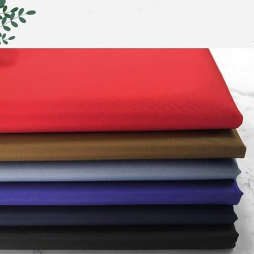 Thin Breathable Polyester Pongee Fabric TPU Coated Waterproof for Sewing Outdoor Sun Canopy Tent Bags Stall Cloth per Meter