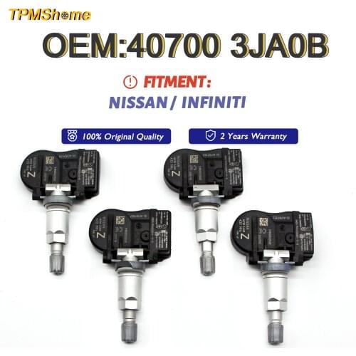 TPMS Sensor 407003JA0B Tire Pressure Monitoring System 433MHz 40700-3JA0B for Nissan Altima Murano Infiniti 407003JA0A Tyre Air
