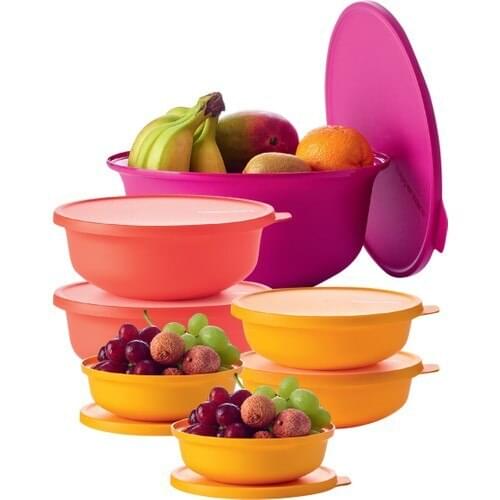 Tupperware Aloha Storage Container Set of 7