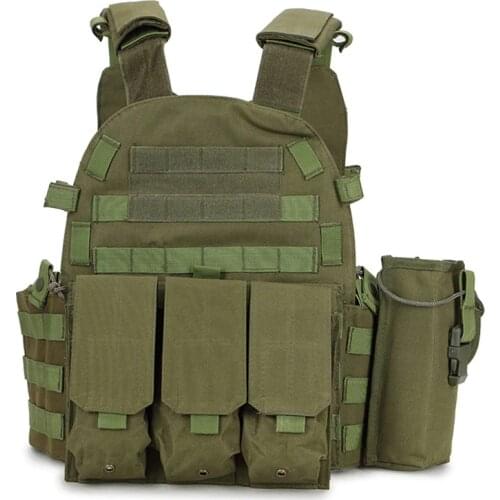 Outdoor Equipment Tactical Combat Vest Camouflage Military Vest Hunting Molle Vests Airsoft Paintball Body Armor Protection Vest