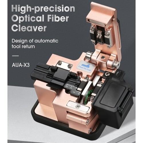 Fiber cleaver AUA-X3 Cable Cutting Knife FTTT Fiber Optic Knife Tools cutter High Precision Cleavers 24 surface blade COMPTYCO