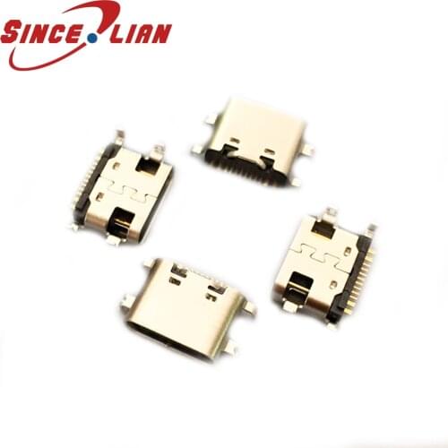 10pcs 16PIN female seat TYPE-C sink 1.0 female seat usb Connector 3.1 plug type cf single female patch four-foot flapper Report