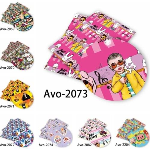 Huangtao Diy accessories 30*136cm Printed Faux Synthetic Leather for Bow,DIY handmade Materials