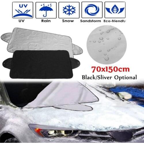 Auto Car Dust Cover Protector Windshield Window Sun Snow Ice Frost Shade Universal Front Covers Anti Snow Protector Heat Sun Mat